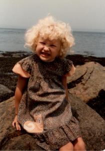 Little Lara at the Beach